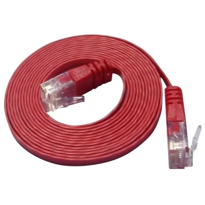 Wirewin Cat.6 Slim Patch Cable U/UTP 20 m sarkans PKW-SLIM-KAT6 20.0 RT