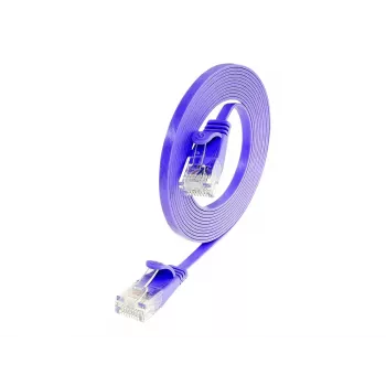 Wirewin Cat.6 U/UTP slaids tīkla kabelis, 0,5 m, violets PKW-SLIM-KAT6 0.5 VT