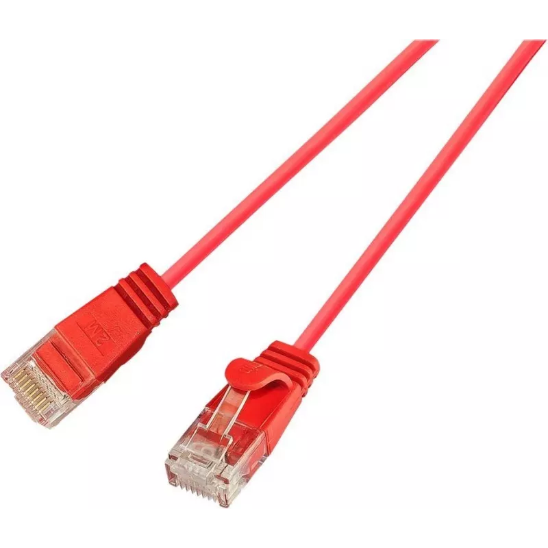 Wirewin Cat.6 Slim-Light tīkla kabelis U/UTP 3.0 m sarkans PKW-LIGHT-K6 3.0 RT