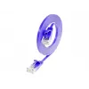 Wirewin Triotronik Cat6 U/UTP tīkla kabelis, 3m, RJ45 uz RJ45, vīriešu uz vīriešu, varš, violets PKW-SLIM-KAT6 3.0 VT