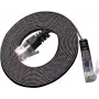 Wirewin Cat.6 U/UTP slim savienojuma kabelis, RJ45, 0,75 m, melns PKW-SLIM-KAT6 0.75 SW
