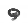 Wirewin Cat6 U/UTP Slim Ethernet Patch Cable, 7,5 m, melns PKW-SLIM-KAT6 7.5 SW
