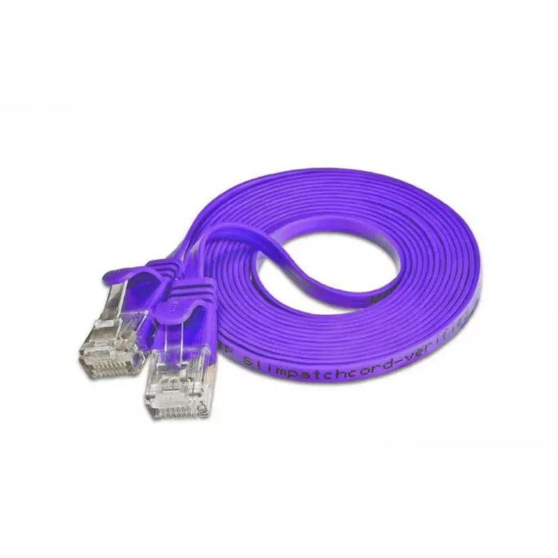Wirewin SLIM tīkla kabelis U/UTP Cat6 0,75m violets PKW-SLIM-KAT6 0.75 VT