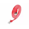 Wirewin SLIM S6 01 RT - Cat.6 SLIM tīkla kabelis, STP(PIMF), 0,1 m, sarkans PKW-STP-SLIM-KAT6 0.1 RT