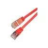Wirewin SLIM S6 01 RT - Cat.6 SLIM tīkla kabelis, STP(PIMF), 0,1 m, sarkans PKW-STP-SLIM-KAT6 0.1 RT