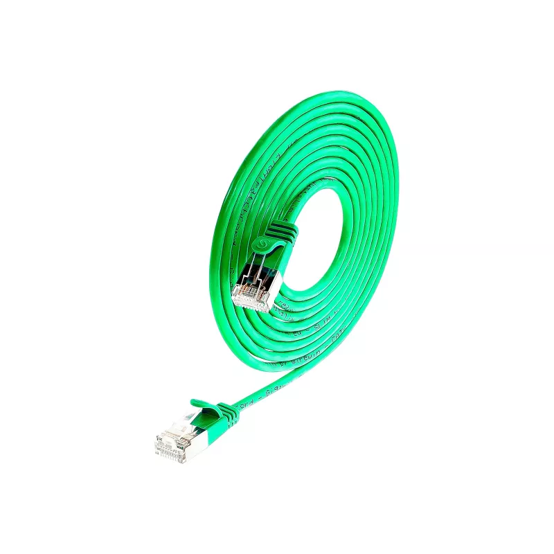 Wirewin Triotronik PKW-LIGHT-STP-K6 1.0 GN Cat6 STP tīkla kabelis, RJ-45 tēviņš-tēviņš, 1 m, zaļš