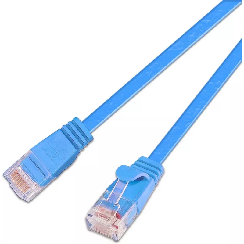 Wirewin Triotronik Cat 6 tīkla kabelis 0,25m zils U/FTP (STP) RJ-45 male/male PKW-STP-SLIM-KAT6 0.25 BL