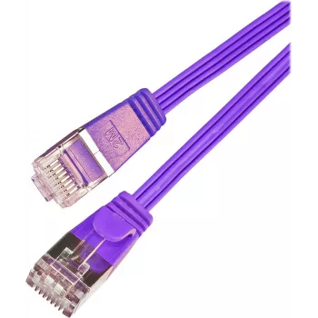 Wirewin Triotronik Cat6 U/FTP Slim tīkla kabelis 1m violets PKW-STP-SLIM-KAT6 1.0 VT