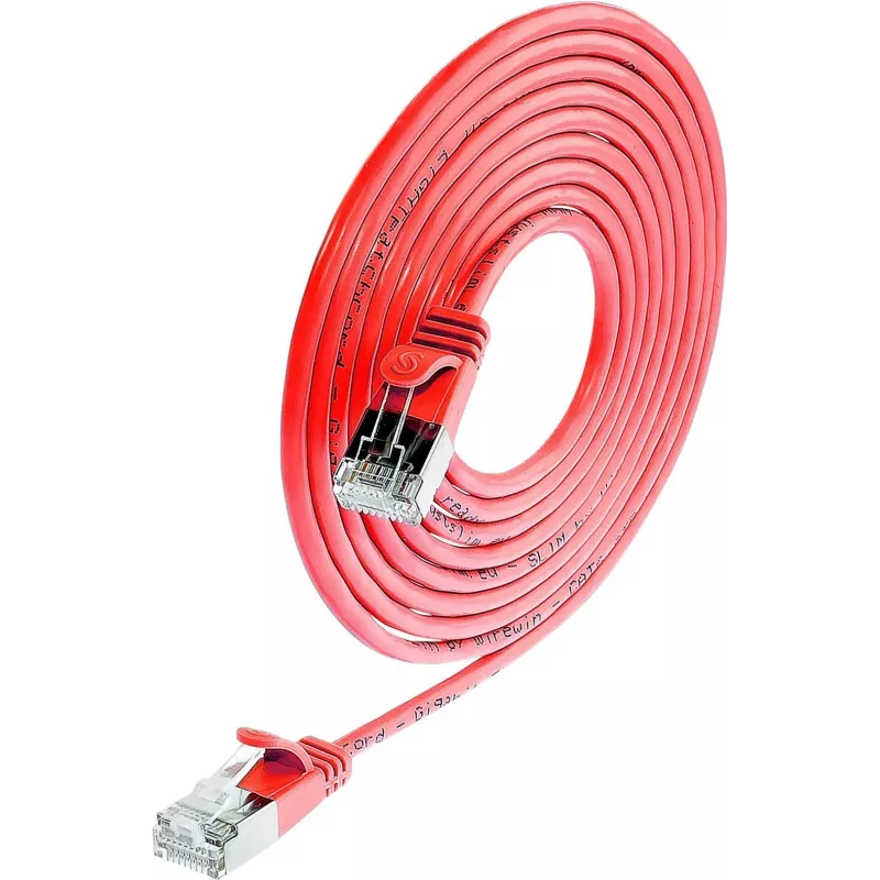 Wirewin Triotronik PKW-LIGHT-STP-K6 2.0 RT Cat6 F/FTP tīkla kabelis, RJ45 tēviņš uz tēviņu, 2m, melns