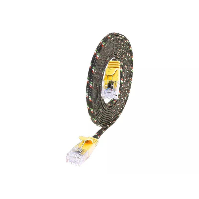 Wirewin Cat.6 SLIM-Tough tīkla kabelis U/UTP 0,5 m dzeltens PKW-TOUGH-K6 0.5 GE