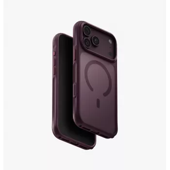 UNIQ Veren MagClick uzlādes futrālis iPhone 18 Pro Max / 17 Pro Max - Smoky Frost