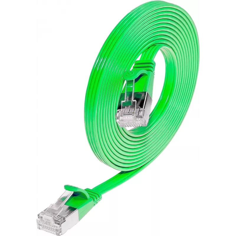 Wirewin Triotronik Cat6 U/FTP slaids komutacinis kabelis 3m zaļš PKW-STP-SLIM-KAT6 3.0 GN