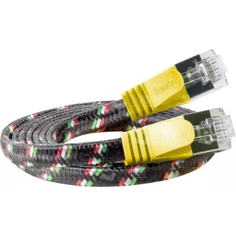 Wirewin Triotronik Cat6 1m dzeltenais U/FTP STP RJ45 tīkla kabelis PKW-TOUGH-STP-K6 1.0 GE