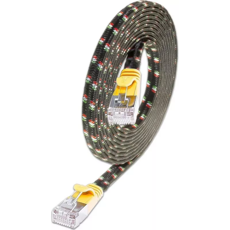 Wirewin SLIM ST6 5 GE - Cat.6 SLIM-Tough tīkla kabelis, F/FTP, 5,0 m, dzeltens PKW-TOUGH-STP-K6 5.0 GE