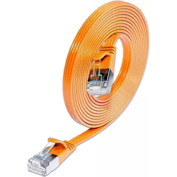 Wirewin Triotronik 0,15m Cat6 U/FTP tīkla kabelis, RJ-45 uz RJ-45, oranžs PKW-STP-SLIM-KAT6 0.15 OR