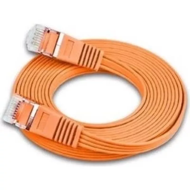 Wirewin Triotronik 0,15m Cat6 U/FTP tīkla kabelis, RJ-45 uz RJ-45, oranžs PKW-STP-SLIM-KAT6 0.15 OR