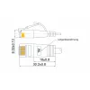 Wirewin Triotronik U/UTP Cat6 tīkla kabelis 1m RJ45 male to male Gigabit Ethernet (PKW-LIGHT-K6 1.0)