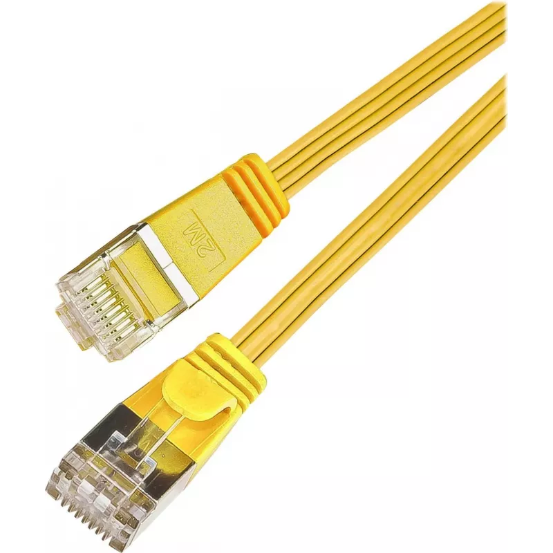 Wirewin SLIM STP tīkla kabelis dzeltens 1,5 m Cat6 S/UTP (STP) (PKW-STP-SLIM-KAT6 1.5 GE)