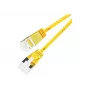 Wirewin Slim apaļais U/FTP Cat 6a patch kabelis, 7,0 m, dzeltens, PoE, 10 Gbps PKW-LIGHT-STP-K6A 7.0 GE