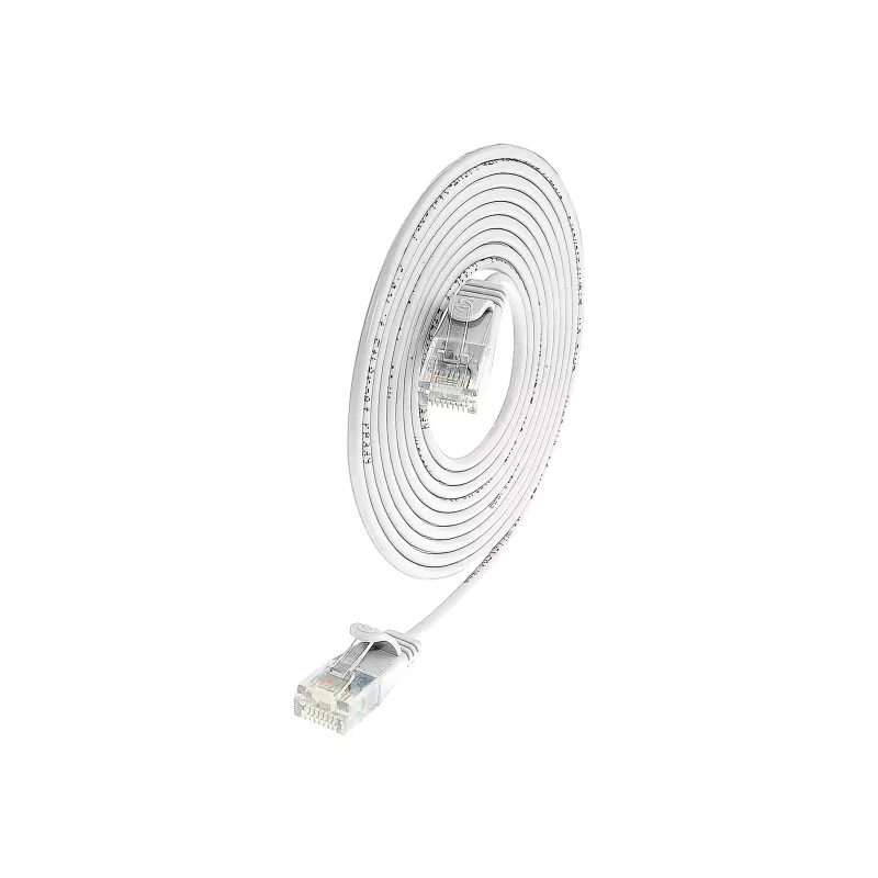 Wirewin Triotronik PKW-LIGHT-K6 5.0 WS Cat6 UTP tīkla kabelis, RJ-45 male to male, 5m, balts