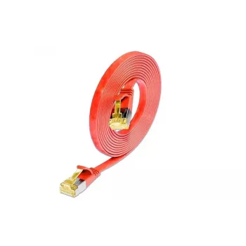 Wirewin Cat6a U/FTP slaidais Ethernet tīkla kabelis, RJ45 tētis-tētis, sarkans, 3 m PKW-STP-SLIM-K6A 3.0 RT