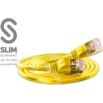 Wirewin Triotronik F/UTP Cat6a tīkla kabelis 0,5m dzeltens PKW-LIGHT-STP-K6 0.5 GE