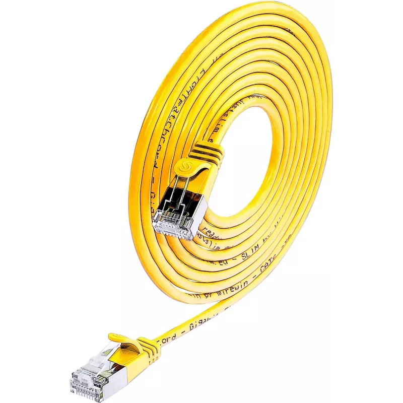 Wirewin Triotronik F/UTP Cat6a tīkla kabelis 0,5m dzeltens PKW-LIGHT-STP-K6 0.5 GE
