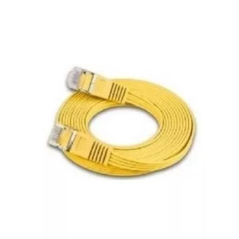 Wirewin Triotronik Cat6 U/FTP tīkla kabelis, 20 m, RJ45 male to male, dzeltens PKW-STP-SLIM-KAT6 20.0 GE