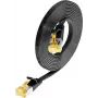 Wirewin Cat6a U/FTP Slim Patch Cable, RJ45, 2m, melns PKW-STP-SLIM-K6A 2.0 SW