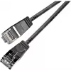 Wirewin Triotronik PKW-LIGHT-STP-K6 0.5 SW Cat6 S/FTP tīkla kabelis, melns, 0,5 m