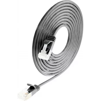 Wirewin Slim komutacinis kabelis U/FTP Cat 6a melns 7.0 m PKW-LIGHT-STP-K6A 7.0 SW