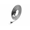 Wirewin Slim komutacinis kabelis U/FTP Cat 6a melns 7.0 m PKW-LIGHT-STP-K6A 7.0 SW