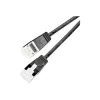 Wirewin Slim komutacinis kabelis U/FTP Cat 6a melns 7.0 m PKW-LIGHT-STP-K6A 7.0 SW