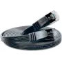 Wirewin SLIM S6 7,5m melns Cat.6 slaidais Ethernet tīkla kabelis STP PIMF PKW-STP-SLIM-KAT6 7.5 SW