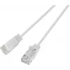 Wirewin SLIM UL6 1 WS - Cat.6 Slim-Light tīkla kabelis, U/UTP, 1,0 m, balts (PKW-LIGHT-K6 1.0 WS)