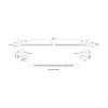 Wirewin Triotronik Cat6 U/UTP tīkla kabelis 0,5m pelēks PKW-TOUGH-K6 0.5