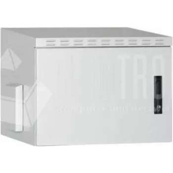 Wirewin IP55 āra sienas skapis 19 collu, 600x600mm, 12U, pelēks (WCAB OUT 600X600X12U)