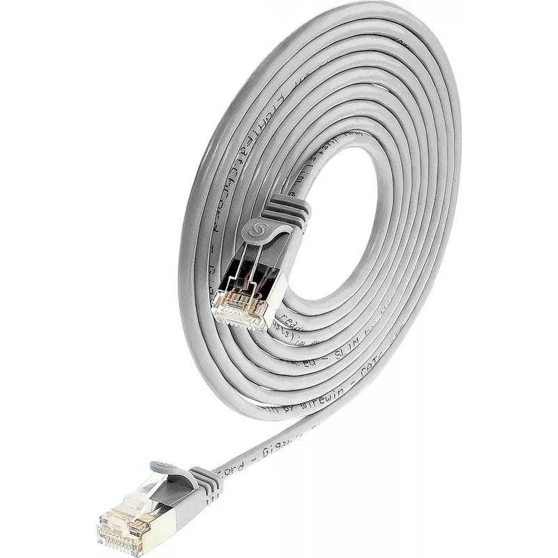 Wirewin Triotronik PKW-LIGHT-STP-K6 0,25 Cat6 RJ45 tīkla kabelis, 0,25m, STP, varš, pelēks
