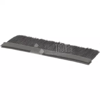 Wirewin Brush Panel 1U 19 collu plastmasas melnais kabeļu pārvaldības panelis