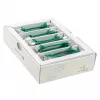 Wirewin SLIM-LS-K6A 0.1 GN 50 Cat6a U/FTP slaidais Ethernet patch kabelis, 0,1m, zaļš, 50 gab.
