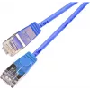Wirewin SLIM SL6 20 BL - Cat.6 SLIM-Light kabelis, U/FTP, 20 m, zils PKW-LIGHT-STP-K6 20.0 BL