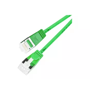 Wirewin PKW-LIGHT-STP-K6A 5.0 GN Cat 6a U/FTP tievs Ethernet tīkla kabelis, zaļš, 5 m