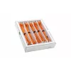 Wirewin SLIM-LS-K6A 0.25 OR 50 Cat6a U/FTP tievs Ethernet patch kabelis, 0,25 m, oranžs, 50 gab.