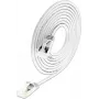 Wirewin Cat 6a U/FTP plāna apaļa savienojuma kabeļa 7m balts PKW-LIGHT-STP-K6A 7.0 WS