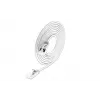 Wirewin Cat 6a U/FTP plāna apaļa savienojuma kabeļa 7m balts PKW-LIGHT-STP-K6A 7.0 WS