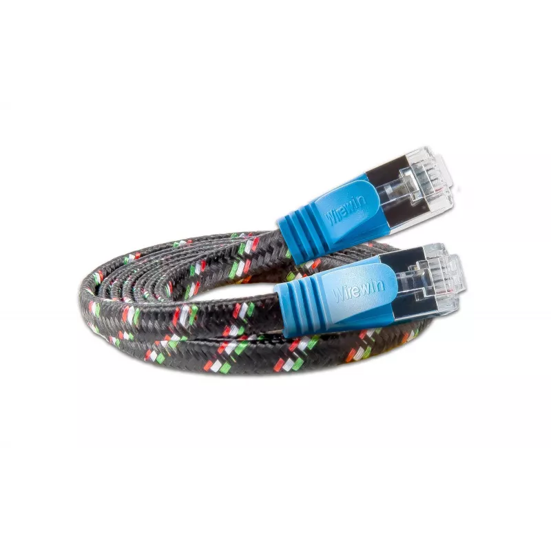 Wirewin SLIM ST6 1 BL - Cat.6 SLIM-Tough tīkla kabelis, F/FTP, 1,0 m, zils PKW-TOUGH-STP-K6 1.0 BL