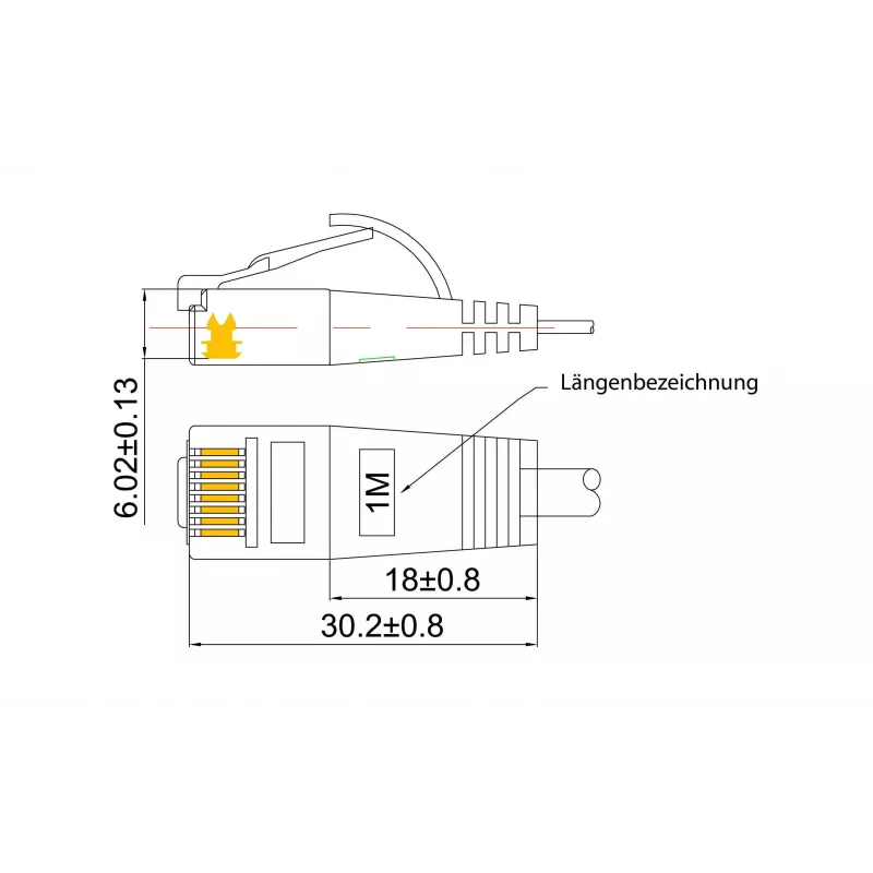 SLIM Wirewin SLIM Tough STP Cat6 U/FTP tīkla kabelis, 2 m, pelēks, RJ45, snagless, 28 AWG PKW-TOUGH-STP-K6 2.0