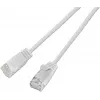 Wirewin SLIM KAT6A 10 Gigabit Lightpatchkabel apaļš, U/UTP, Ø 3.6 mm, balts (SLIM-L-UU-K6A 0.1 WT)