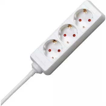 HEINRICH KOPP 3 vietu pagarinātājs ar 45° pagrieztām kontaktligzdām, 5m kabelis H05VV-F 3G1.5mm², 16A, 250V 128690659
