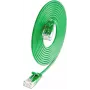 Wirewin Slim Cat6A 10 Gigabit U/UTP tīkla kabelis, 0,5 m, zaļš SLIM-L-UU-K6A 0.5 GN